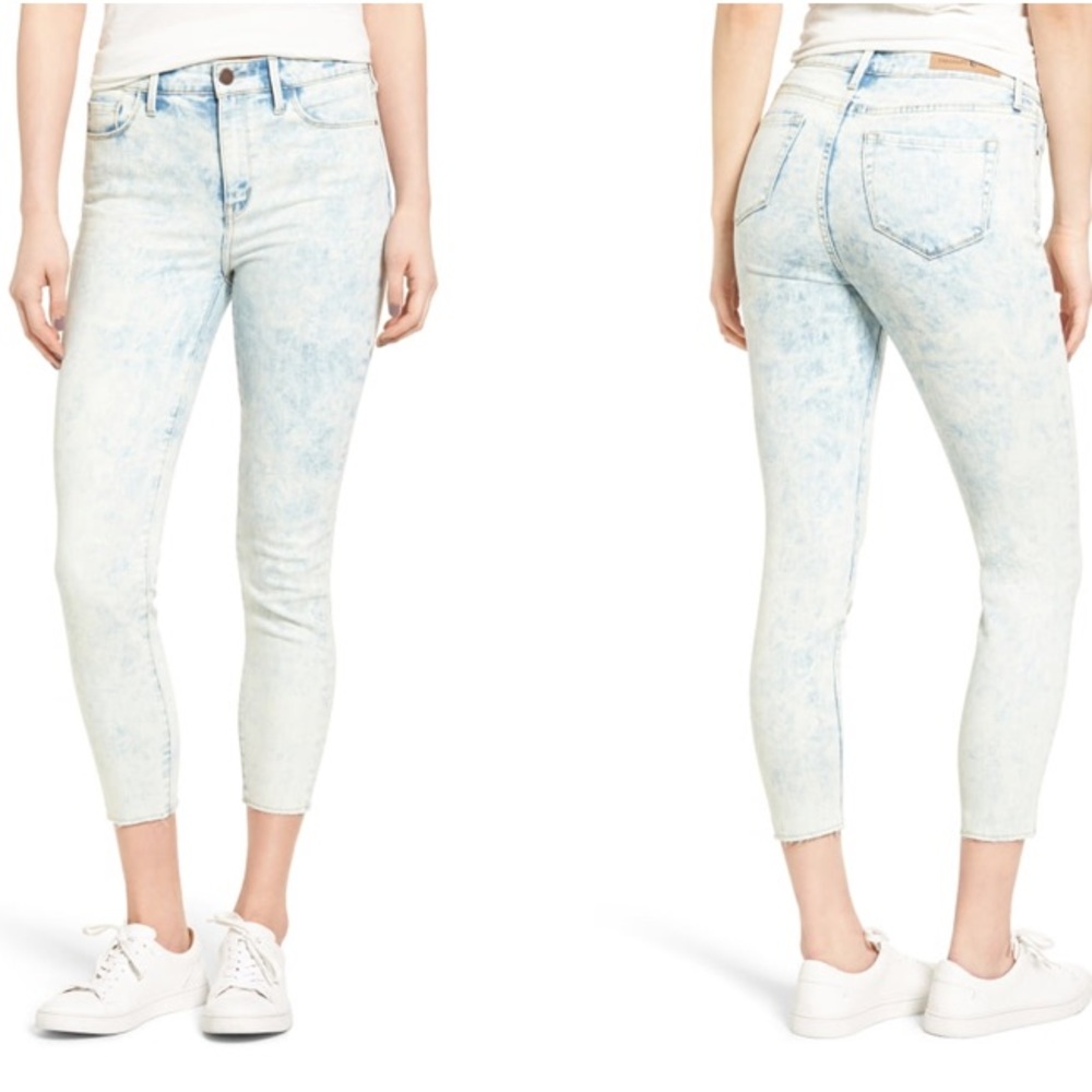 TREASURE & BOND High Rise Skinny Crop Jean 25